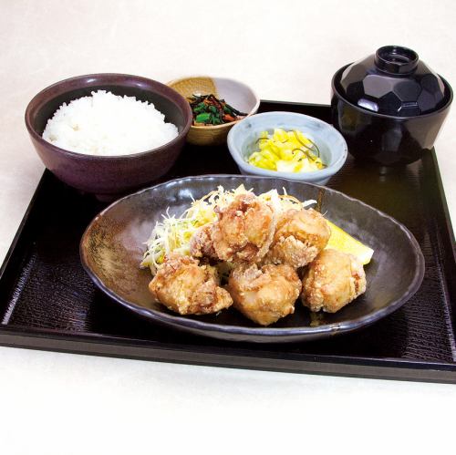《選べる3種》若鶏唐揚定食