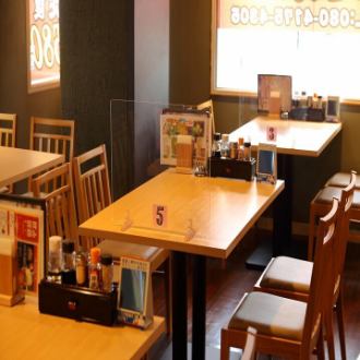 感染症対策もバッチリ!落ち着いてお食事をしていただけます!