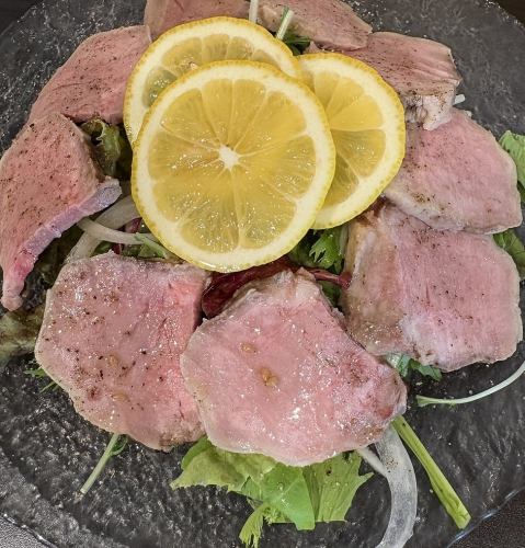 タン塩ポークと瀬戸内レモンカルパッチョ~サラダ仕立て~
