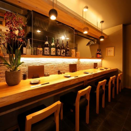 <p>Counter seats with a sense of live are also well prepared private private room ♪ It is the best for a drinking party with special people such as a date or a fellow ◎</p>