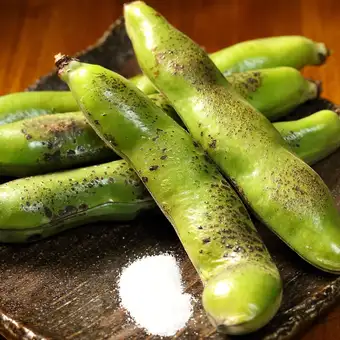 あったかいゆでたて枝豆