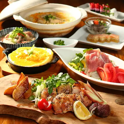 平日【飲み放題付】コスパ◎旬の食材を詰め込んだ本格和食をお手軽に 全7品『椿 TSUBAKIコース』