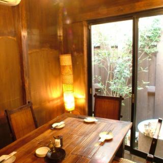 The private room on the first floor has a modern atmosphere♪♪This is a very popular private room that can accommodate 5 to 8 people, so it's first come, first served!!