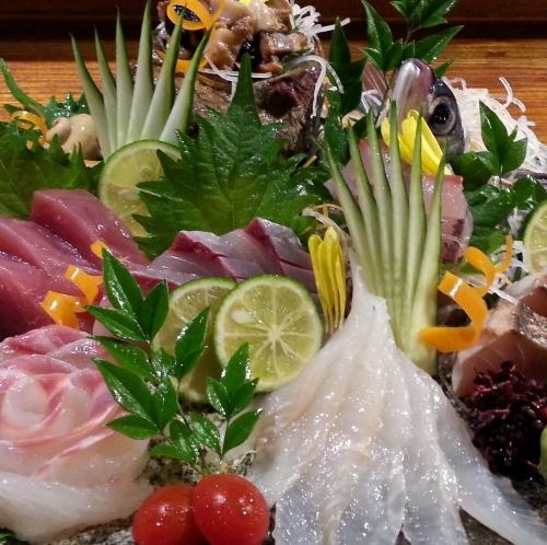 Direct from the market!! "Seasonal Sashimi"