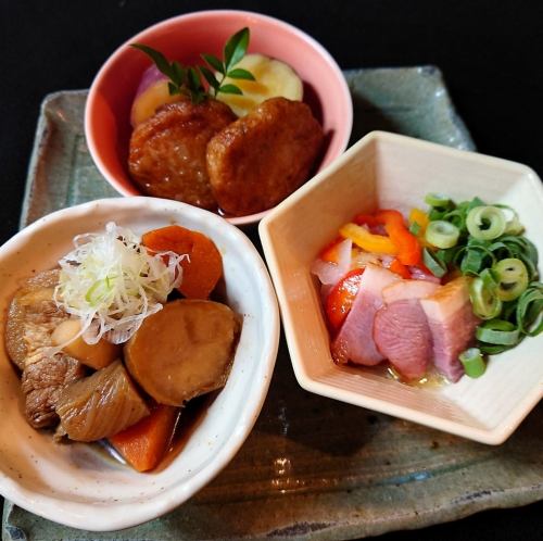 [Assortment of 3 side dishes]