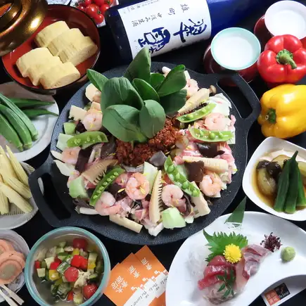 シビれる辛さ！【鉄板★焼ま~ら~坦コース】2.5h飲放題付(金土祝前日2h)7,000円⇒6,000円【税込】