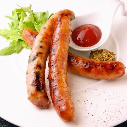 Assorted 3 kinds of sausages