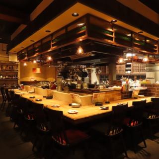 お1人様やデートにぴったりなカウンター席をご用意しております！