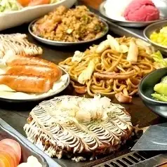 《日祝》【120分飲み放題付き】忘新年会にも！贅沢！『道頓堀』コース 全10品  5500円