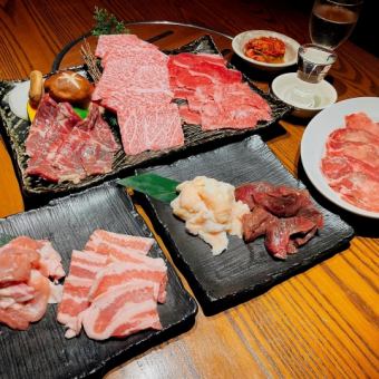 Advance reservation limited price [Standard all-you-can-drink included!] Shinbashi store only! Meat platter course