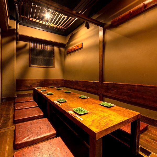 [All private rooms] The warm wooden interior is also recommended for company banquets and entertainment.A private digging room that can accommodate a small number of people up to 24 people!