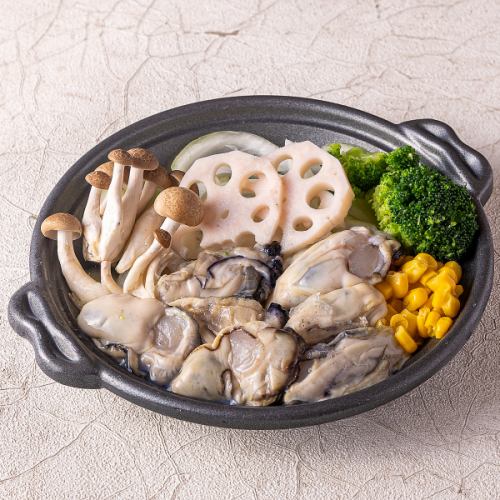 道東産むき牡蠣と旬野菜