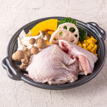 桜姫鶏と旬野菜