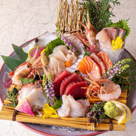 北海鮮魚七点盛り