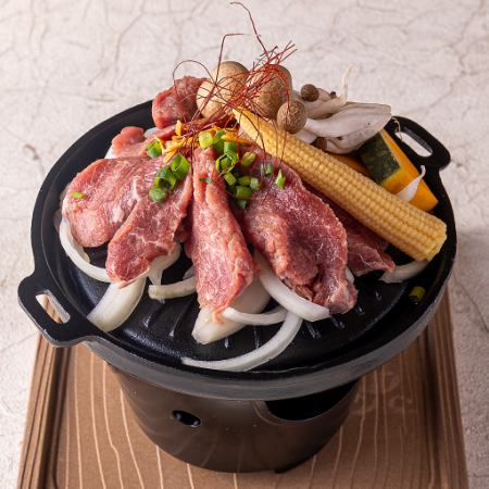 名物!濃厚熟成たれ鉄板ラムジン