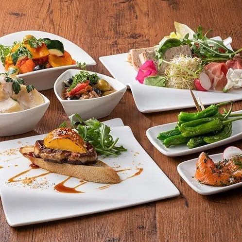 A lot of fresh menus ♪ You can choose your favorite dishes