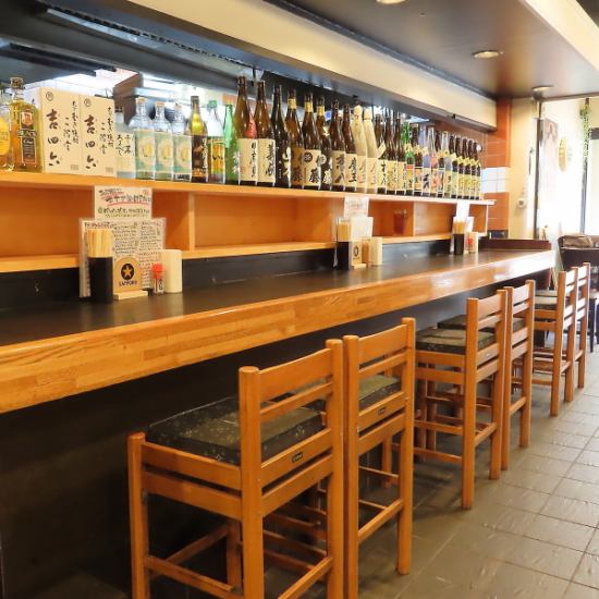 お一人様でも気軽にご利用いただけるカウンター席♪