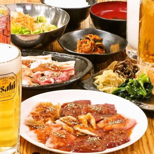 [試用過程中所有14道菜了三個小時全友可以喝一杯!3000日元(不含稅)