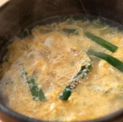 鶏たまごスープ