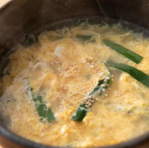 鶏たまごスープ