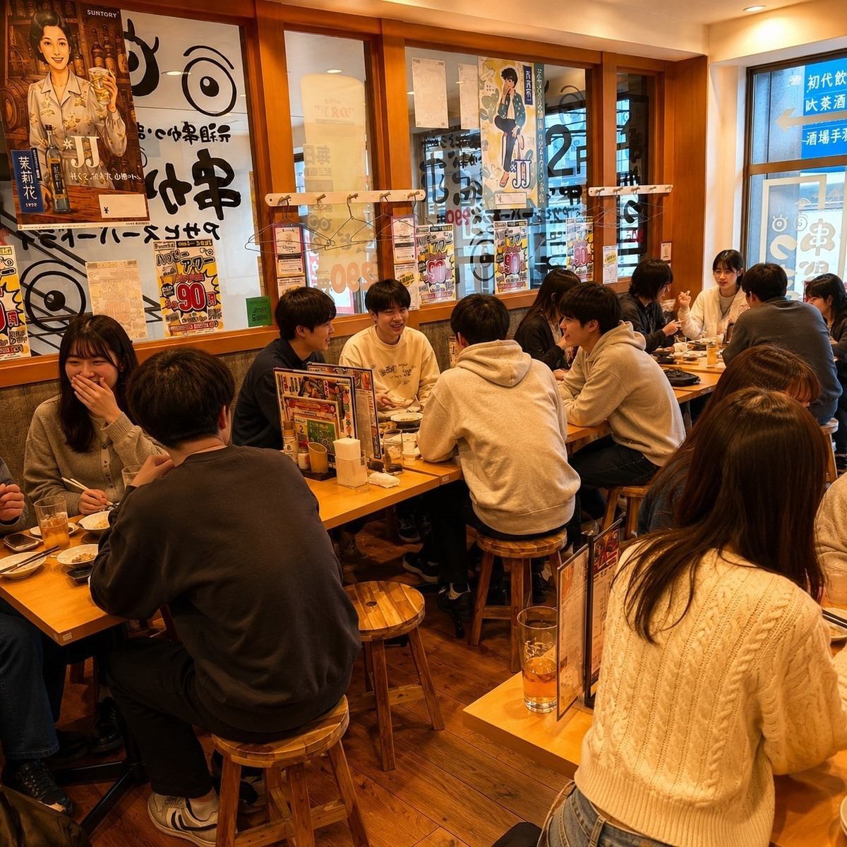 座敷、テーブル30席ご用意！