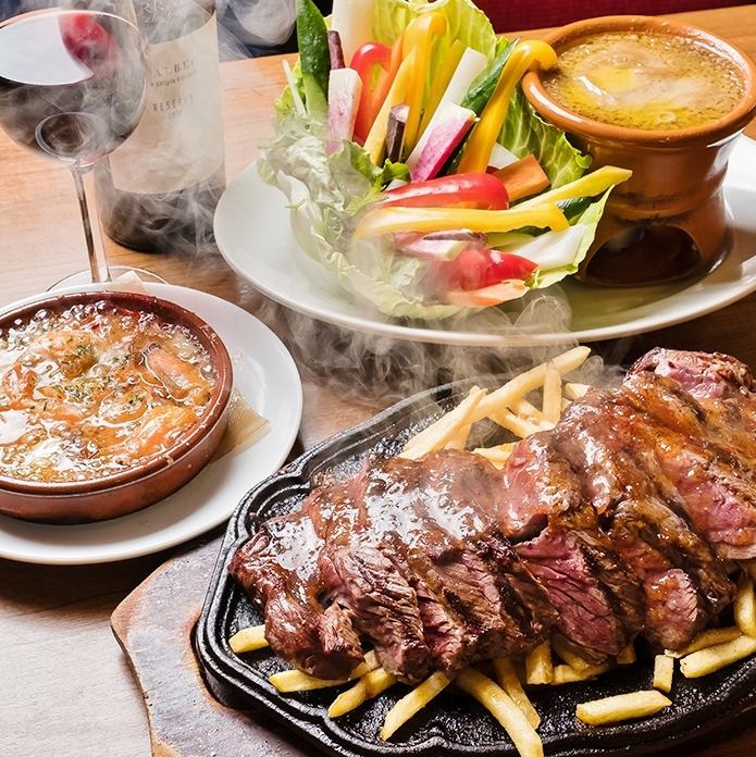 A wine bar just a minute's walk from Numazu Station, serving delicious grilled meat!