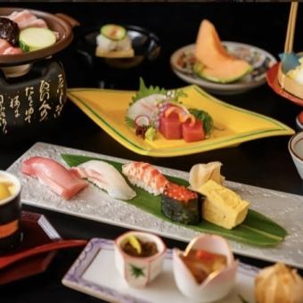 【僅限線上預訂】午餐（含2小時暢飲）宴會套餐 ¥6,000 ⇒ ¥5,000 共7道菜