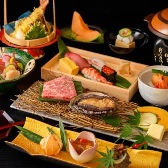 【120分飲み放題付き！】佐賀牛と鮨まんぷく宴コース　