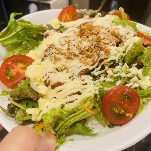 Taco rice with gyoza meat