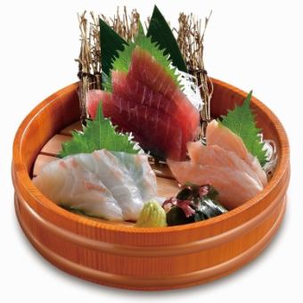 Assortment of 3 Kinds of Sashimi
