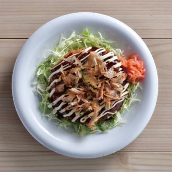 Okonomiyaki-style large tuna minced cutlet