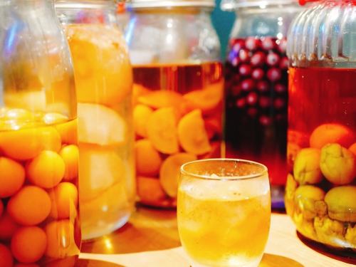 自家製果実酒をご提供◎