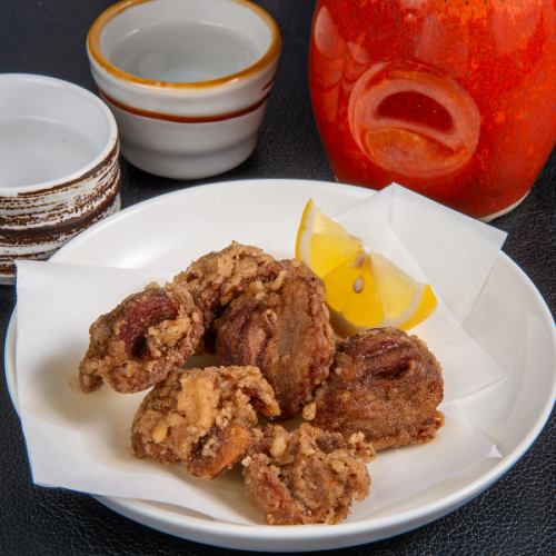 【砂ズリの唐揚げ】揚げたてをご提供！コリコリの食感がたまらないイチオシの逸品♪◆580円(税込)