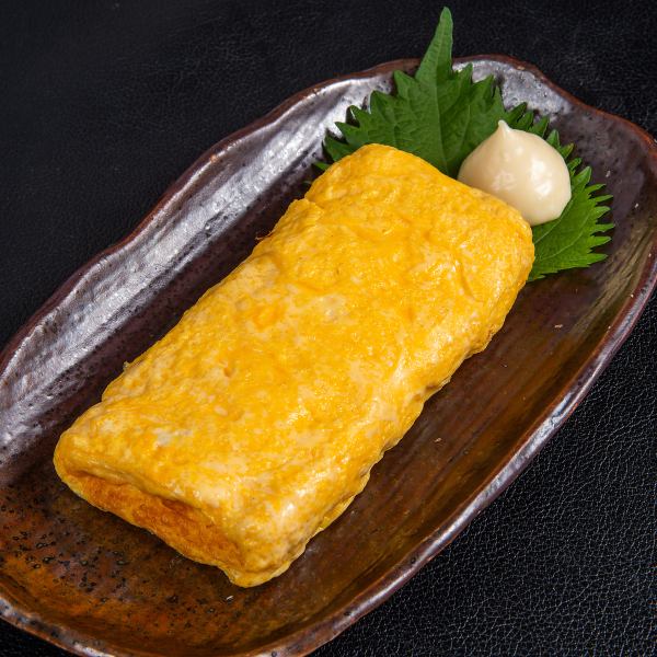 【玉子焼き】優しい口当たりのふわふわ玉子焼き♪出汁または甘めの味つけを選べます◆480円(税込)