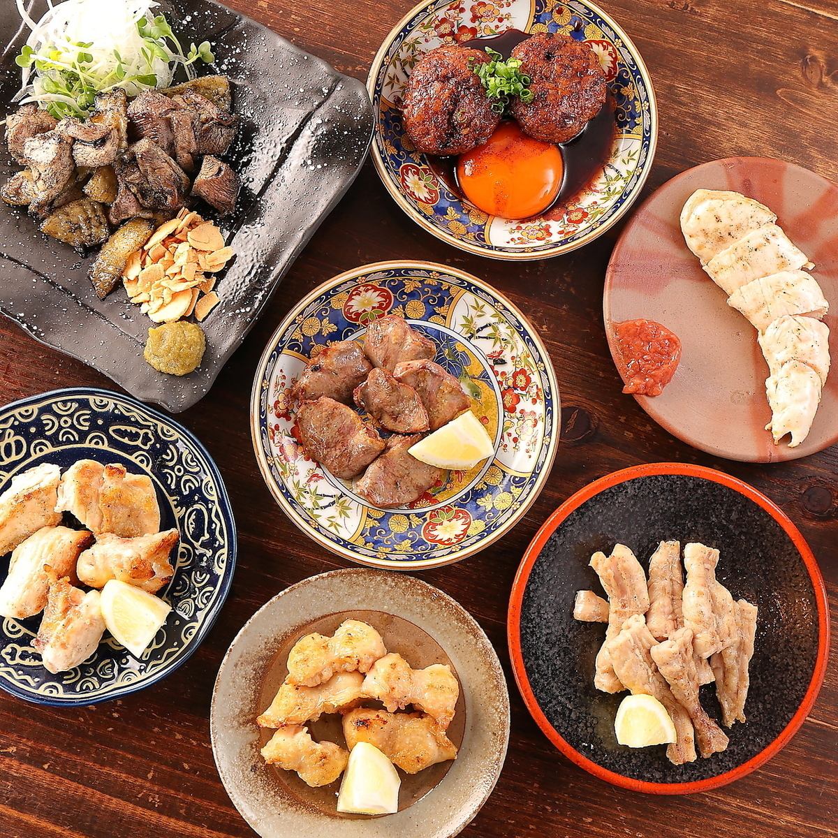 炭火焼き鳥と釜飯が美味しい難波の大衆居酒屋！