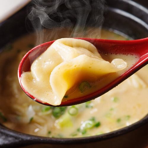 Sankichi's specialty tonkotsu gyoza dumplings