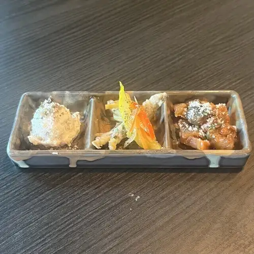 別邸の前菜三種盛り