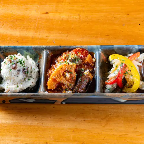 Three kinds of appetizers from the annex