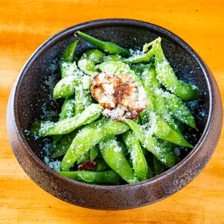 Aglio e olio edamame