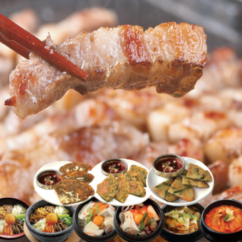 All-you-can-eat Samgyeopsal [Course B] ◆120 minutes (last order 90 minutes) ◆Lunch, dinner, weekends, and weekdays available anytime!