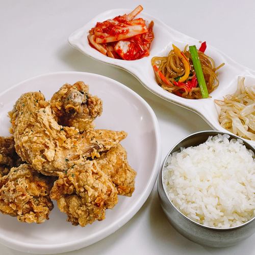 Korean chicken set meal
