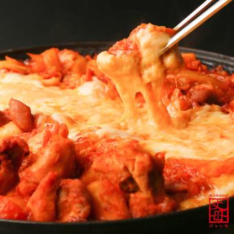 [Cheese Dakgalbi Set] Available for lunch, dinner, weekends, and weekdays!