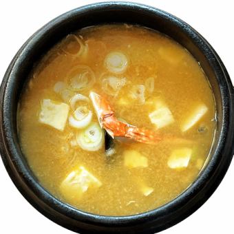 Seafood miso jjigae (single item)