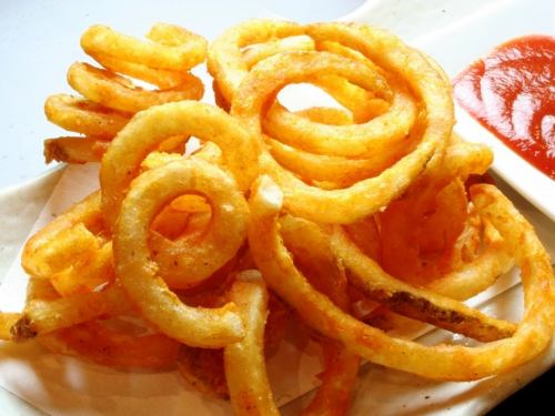 Curly potato fries