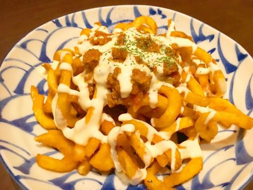 Chile Tacos Curly Potato Fries
