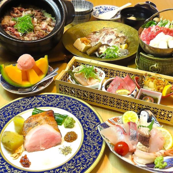 酒屋が厳選したワインに合う大人の贅沢美食コースの数々【7700円(税込)～種類豊富にご用意しております！】