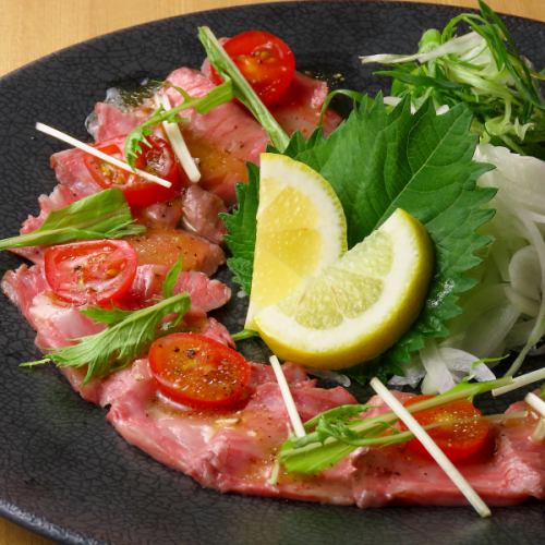 Wagyu beef carpaccio