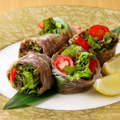 Wagyu beef spring rolls