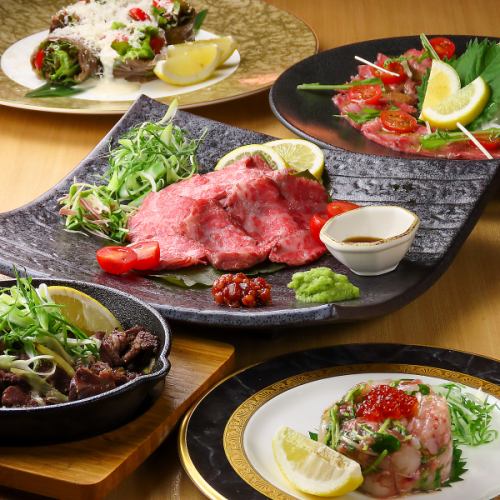 We offer creative meat and fish dishes that go perfectly with alcohol!