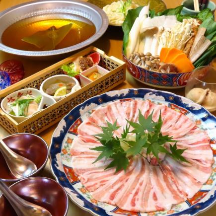 【季节限定】新品！姬猪肉涮涮锅套餐 5,000日元